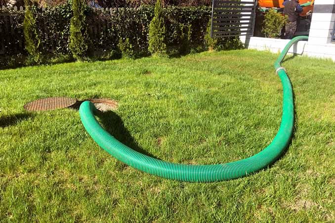 Emptying the Septic Tank — Septic Tank Cleaning in Gladstone, QLD