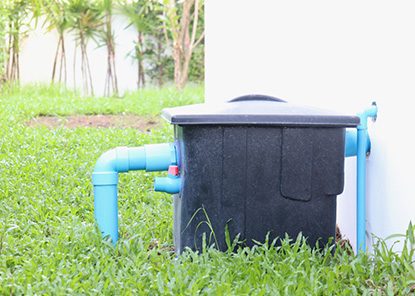 Outdoor Grease Trap — Septic Tank Cleaning in Rockhampton, QLD